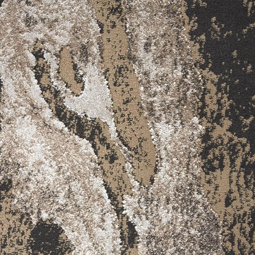 Feizy Vancouver 8&#39; x 10&#39; Charcoal and Beige Area Rug, , large