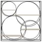 Maple and Jade 32" x 32" Wall Shelf in Charcoal Grey and Natural Brown, , large