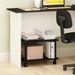 HOMLUX Medium Home Office Under Desk Printer Stand in Espresso and Black, , large