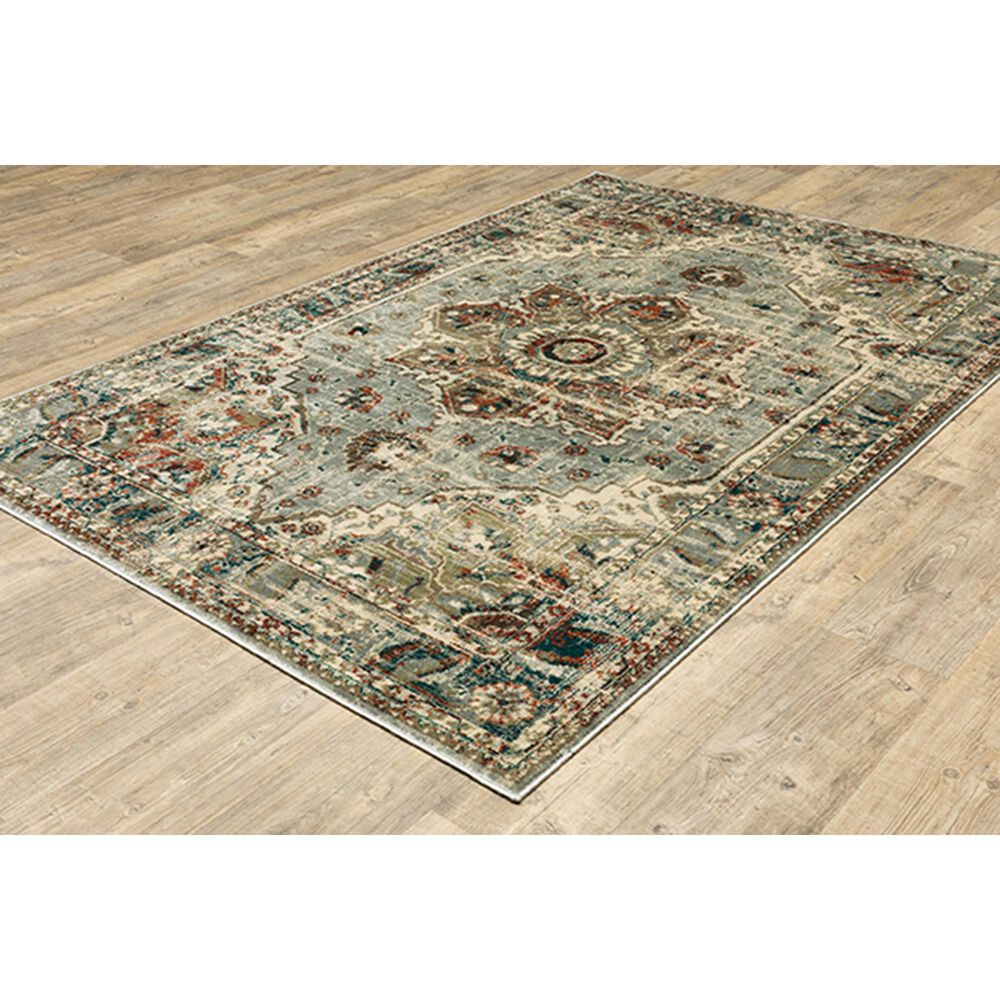 Oriental Weavers Juliette Distressed 205E3 9&#39;10&quot; x 12&#39;10&quot; Gray Area Rug, , large