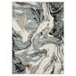 Oriental Weavers Echo ECH07 Blue and Ivory 9"10" x 12"10" Area Rug, , large