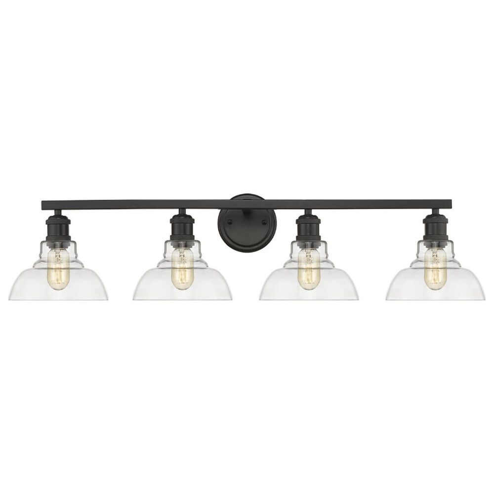 Golden Lighting Carver 4-Light Bath Vanity in Black, , large