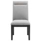 Steve Silver Yves Side Chair with Gray in Rubbed Charcoal, , large