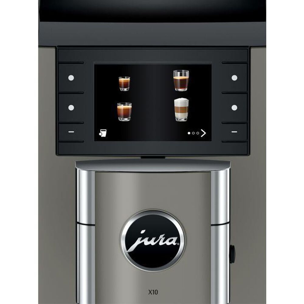 Jura X10 Automatic Coffee Machine in Dark Inox, , large