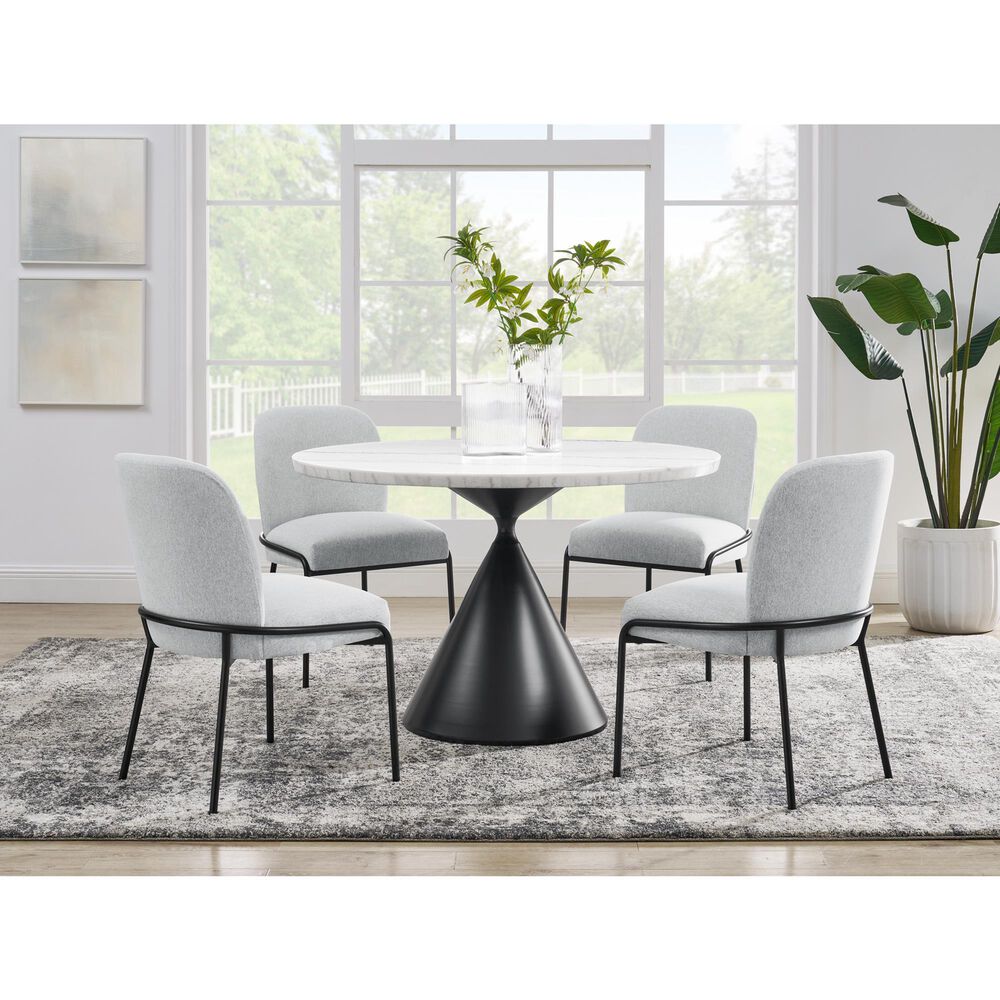 Steve Silver Conrad Side Chair in Black, , large