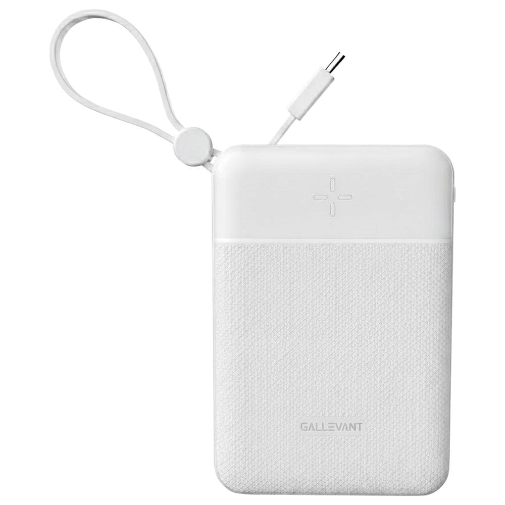 Gallevant CoreCharge 10,000mAh Power Bank in White, , large