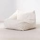 Overman International Corp Cooper Faux Sheepskin Lounge Chair in Natural, , large