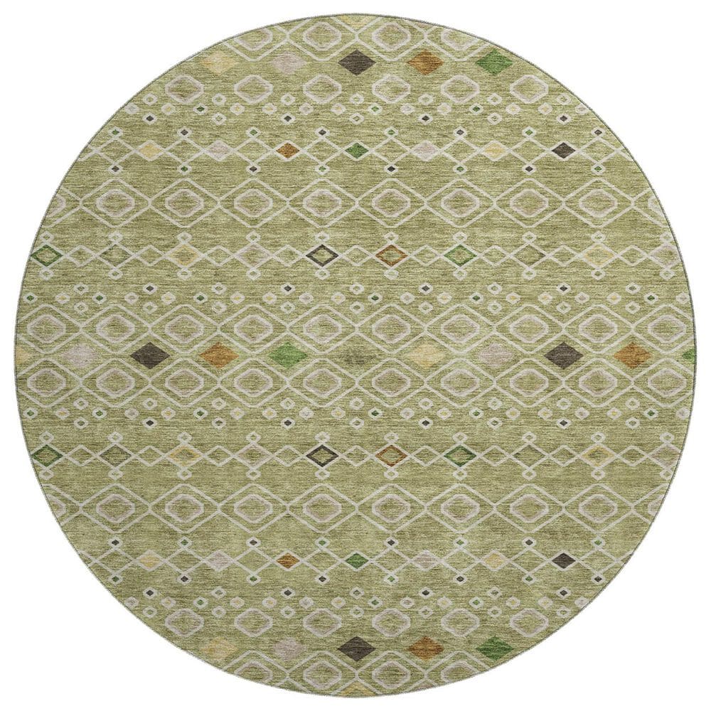 Dalyn Rug Company Neo NO12 8" Round Sage Area Rug, , large