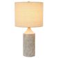 Creative Coop 12" Round Cement Desk Lamp in Cement Grey, , large