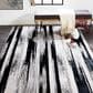 Feizy Micah 3338F 8" x 10" Black and Silver Area Rug, , large