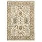 Oriental Weavers Lucca Oriental Border 5"3" x 7"6" Ivory Area Rug, , large