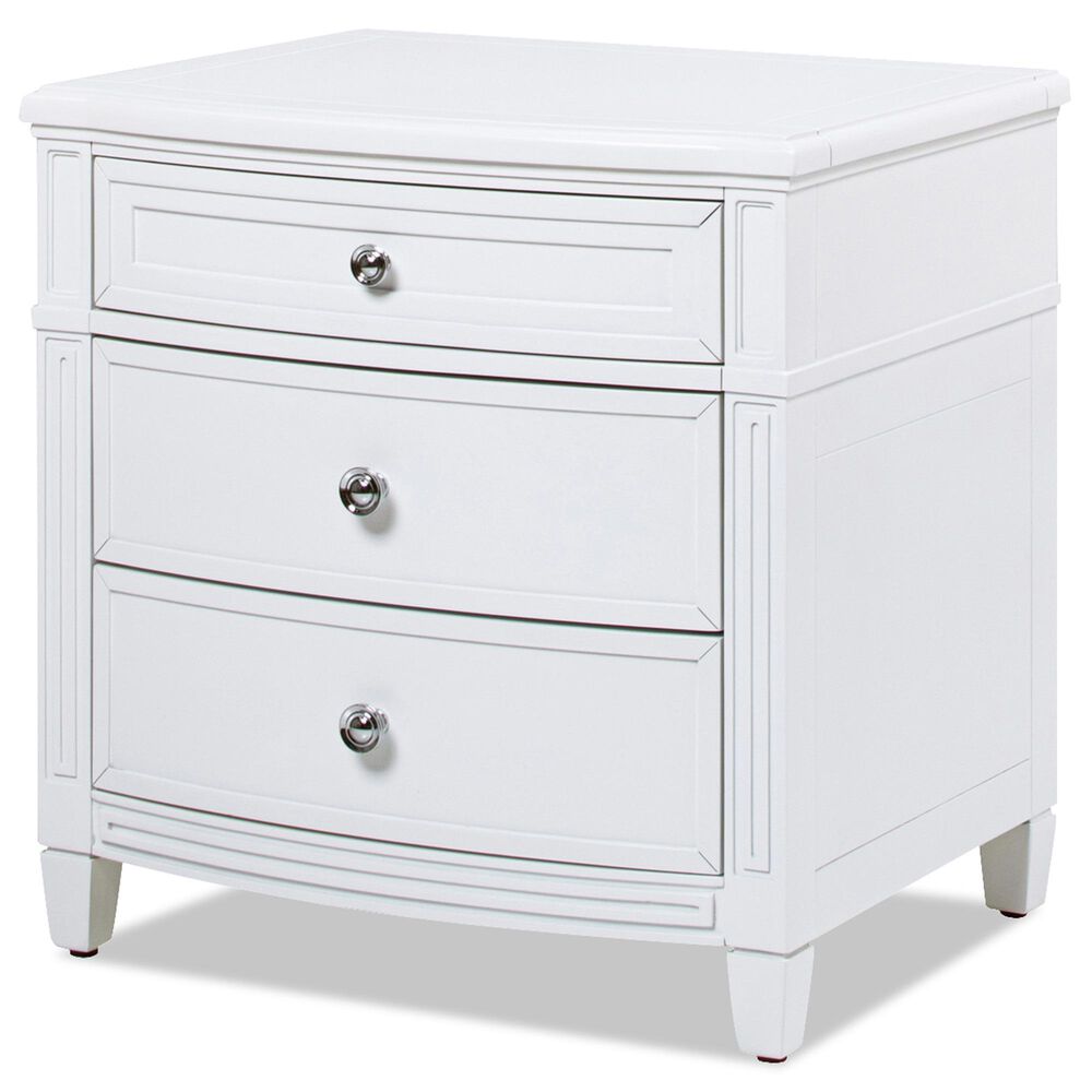 Jennifer Taylor Home Dauphin End Table in Merino White, , large