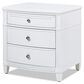 Jennifer Taylor Home Dauphin End Table in Merino White, , large