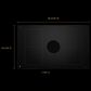 JennAir 36" Induction Downdraft Cooktop in Black, , large