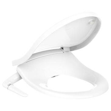 Kohler PureWash M250 Quiet-Close Round-Front Manual Bidet Toilet Seat in White, , large