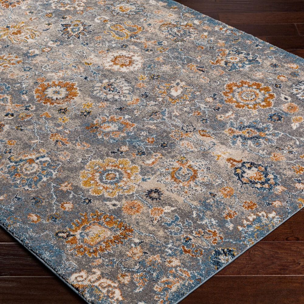 Surya Tuscany TUS-2333 Gray, Light Beige, Cream, Dusty Coral, Brown, Blue, Bright Yellow and Dark Blue 12&#39; x 15&#39; Area Rug, , large