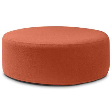 Jaxx Candler Round Ottoman in Terra Cotta, , large