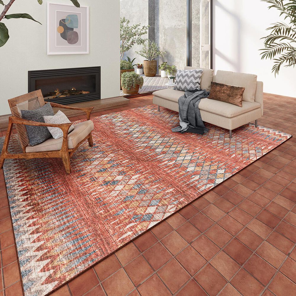 Dalyn Rug Company Winslow 10&#39; x 14&#39; Paprika Indoor/Outdoor Area Rug, , large