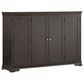 New Day Furniture Sebastian Full Murphy Cabinet Bed with Mattress in Espresso, , large