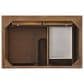 James Martin Vanities Lorelai 36" Single Vanity in Mid-Century Walnut with Single Hole 3 cm and White Zeus Quartz Top & Backsplash, , large