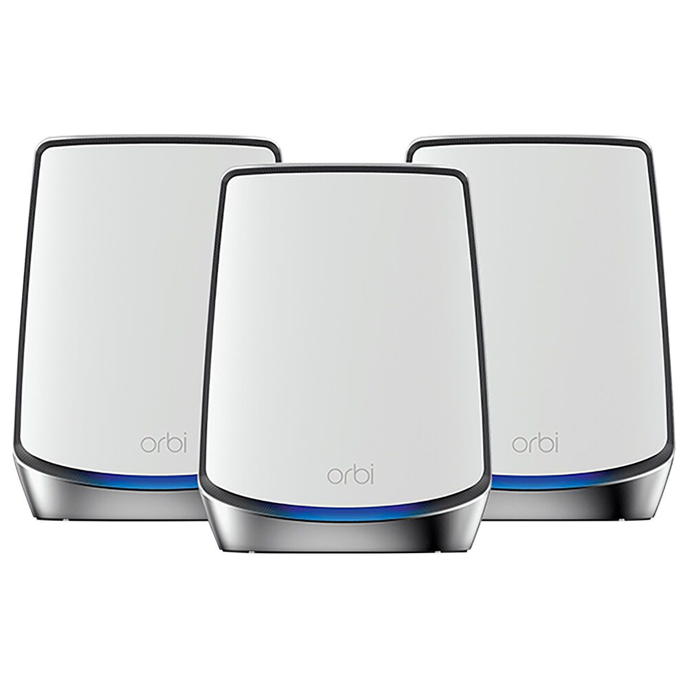 NETGEAR Orbi TriBand WiFi 6 Mesh System, 6Gbps, Router + 2 Satellites