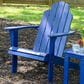 Linon Home Decor Adirondack Patio Chair in Blue, , large