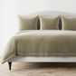 Ann Gish Fresco Velvet King Duvet in Khaki, , large