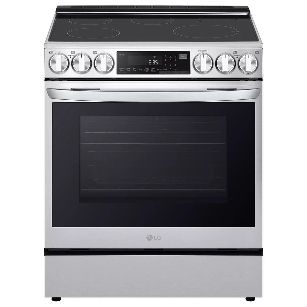 LG 6.3 Cu. Ft. Smart Induction Slide-in Range with InstaView in Stainless Steel, , large