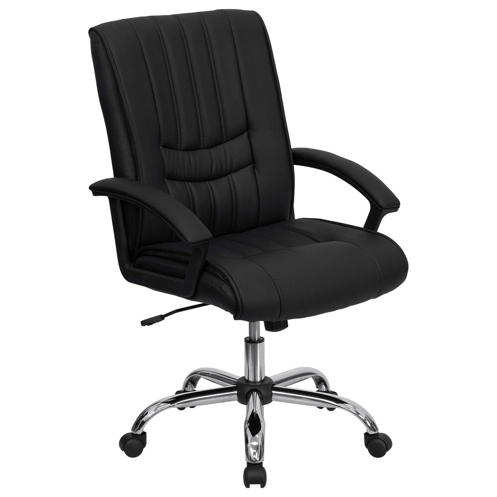 Flash Furniture Swivel Manager"s Chair in Black, , large