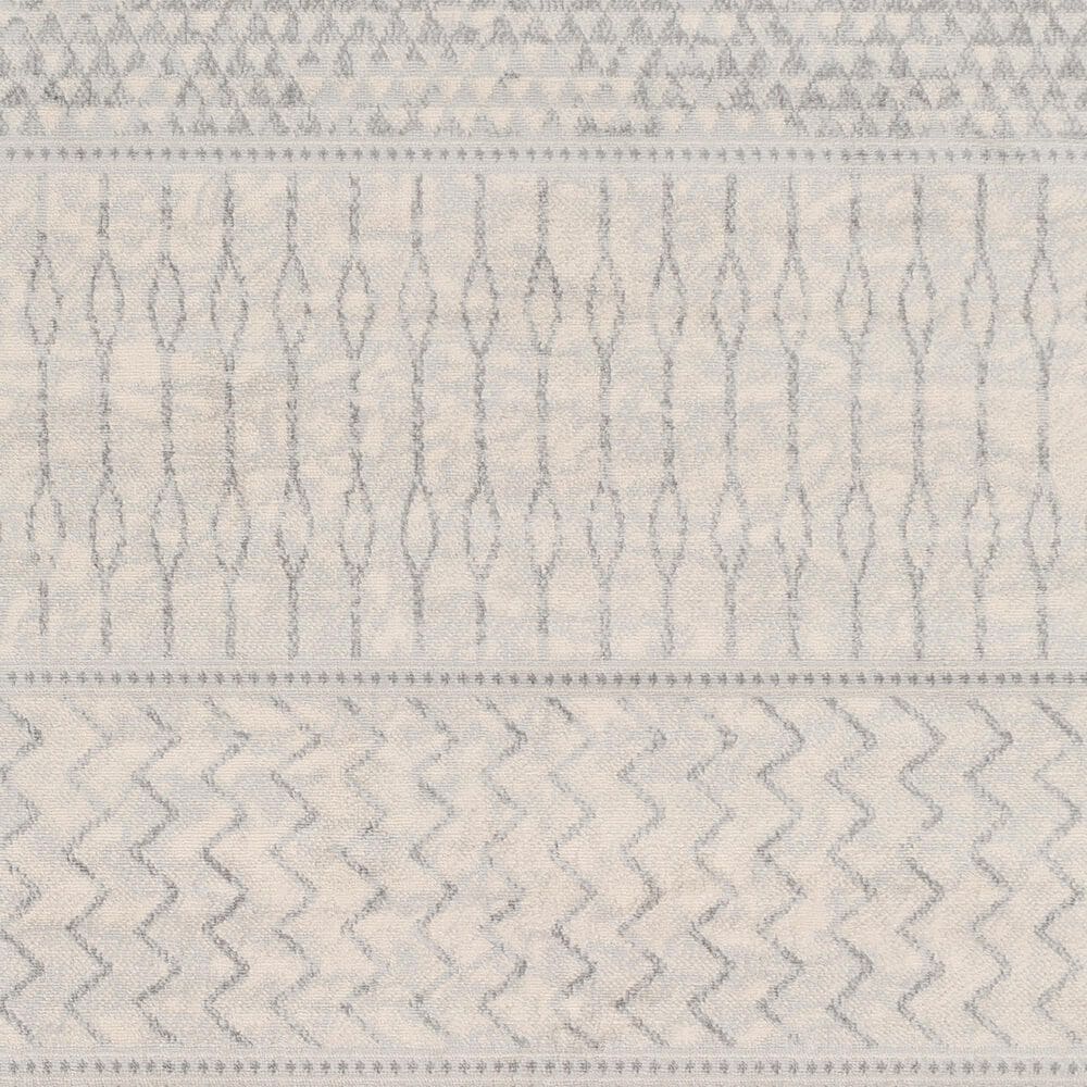 Surya Monaco MOC-2306 7&#39;9&quot; x 10&#39;3&quot; Silver Gray and Cream Area Rug, , large