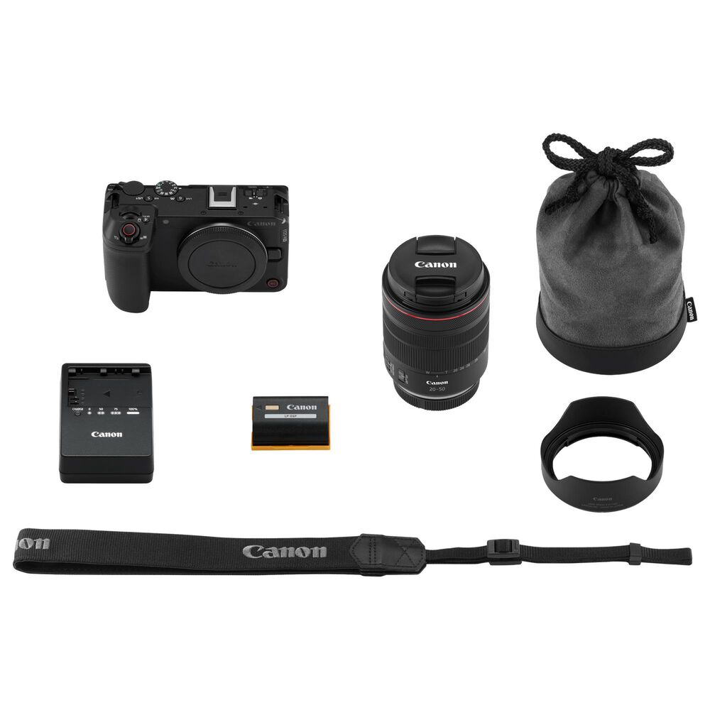 Canon EOS R6 V Mirrorless Digital Camera with RF 20-50mm F4 L IS USM PZ Lens Kit in Black, , large