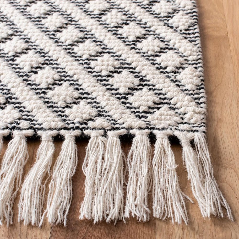 Safavieh Natura NAT355A 10&#39; x 14&#39; Ivory and Black Area Rug, , large