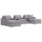 Ashley Modmax 5-Piece Sectional with Audio Consoles in Granite, , large