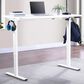 OSP Home Primo 60" Electric Sit and Stand Desk in White, , large