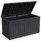 Hearth and Haven 230-Gallon Outdoor Plastic Deck Box in Black, , large