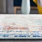Safavieh Madison MAD447K 2"2" x 6" Navy and Light Blue Scatter Rug, , large