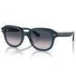 Ray-Ban Erik Sunglasses with Blue Lenses in Polished  Opal Dark Blue, , large