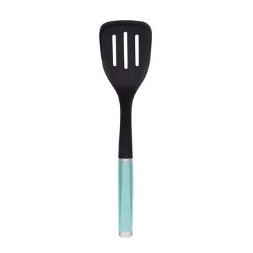 KitchenAid Classic Nylon Slotted Turner in Aqua Sky, , large