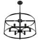 Hunter Astwood 6-Light Chandelier in Matte Black, , large