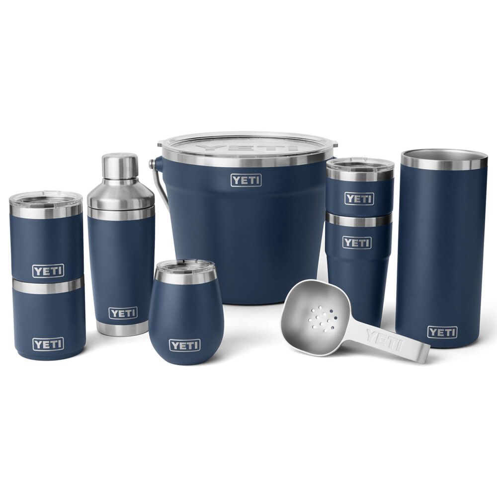 YETI Rambler 10 Oz Wine Tumbler with MagSlider Lid in Navy, , large