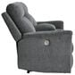Ashley Barnsana Power Reclining Loveseat in Gravel, , large