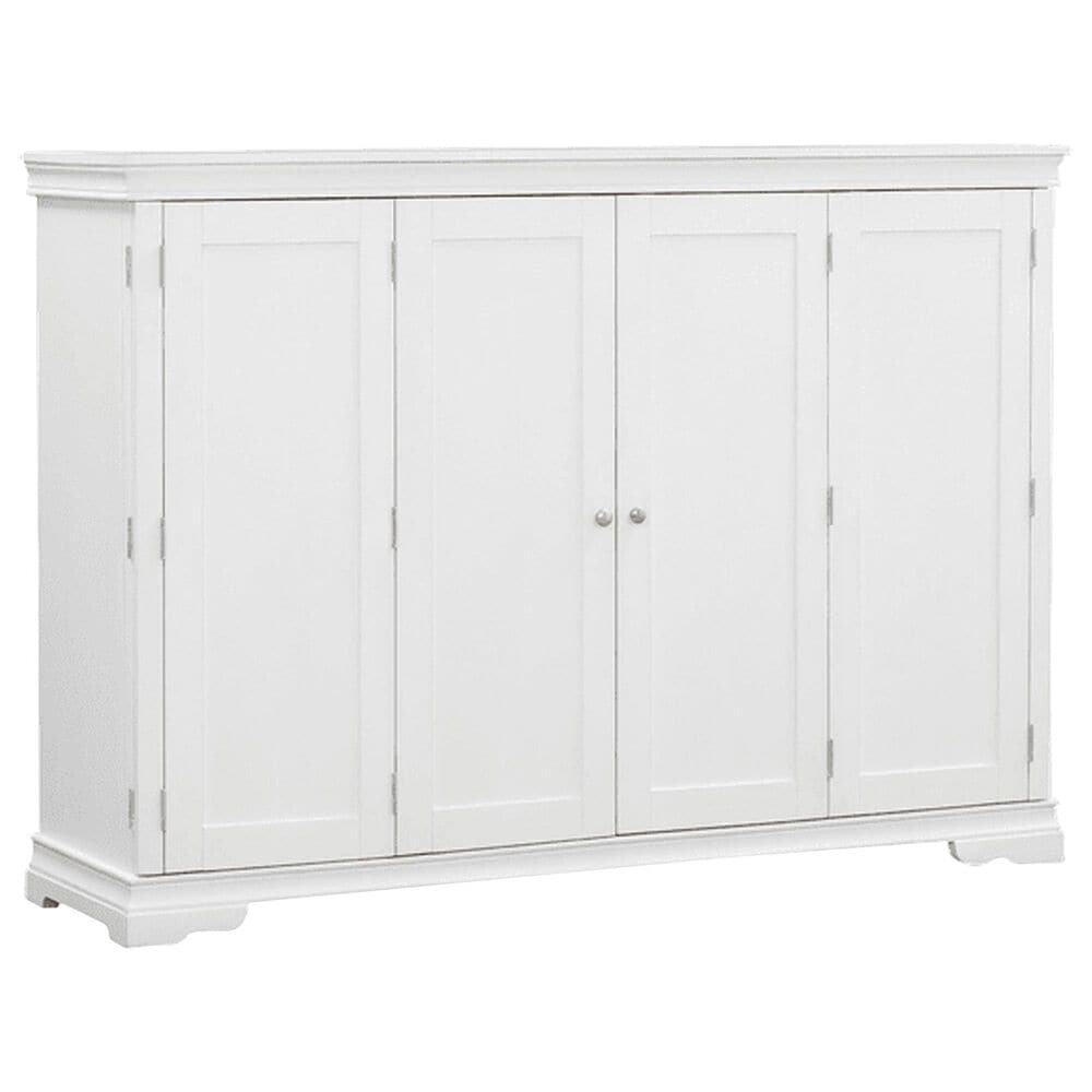 New Day Furniture San Sebastian Queen Murphy Bed in White, , large