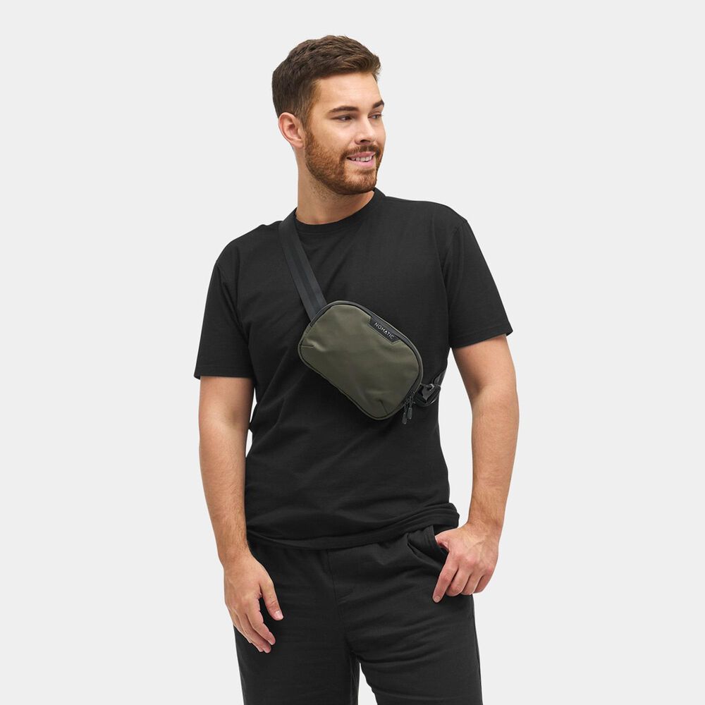 Nomatic Access Sling Bag in Olive, , large