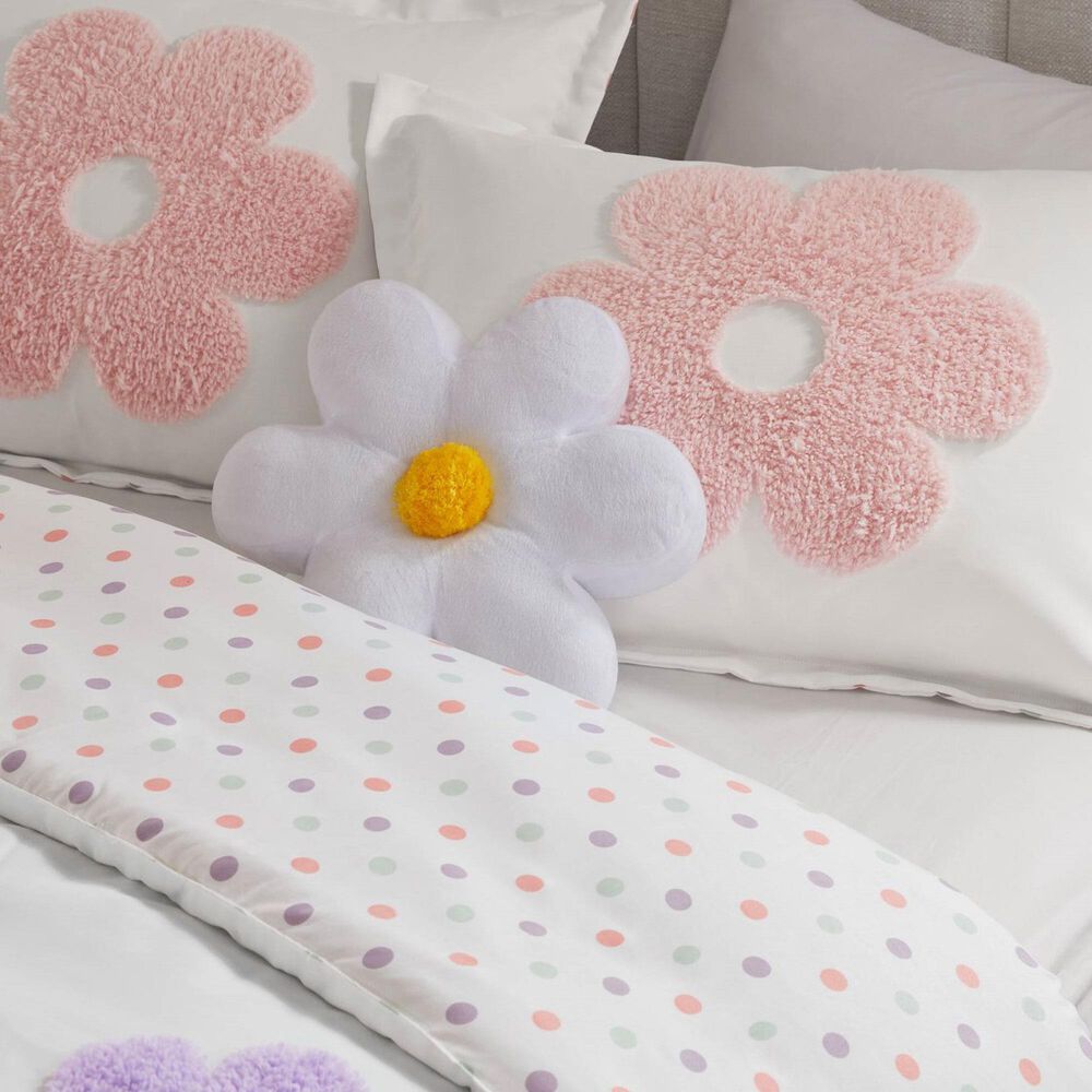 Hampton Park Gracie 4-Piece Full/Queen Comforter Set in White and Purple, , large