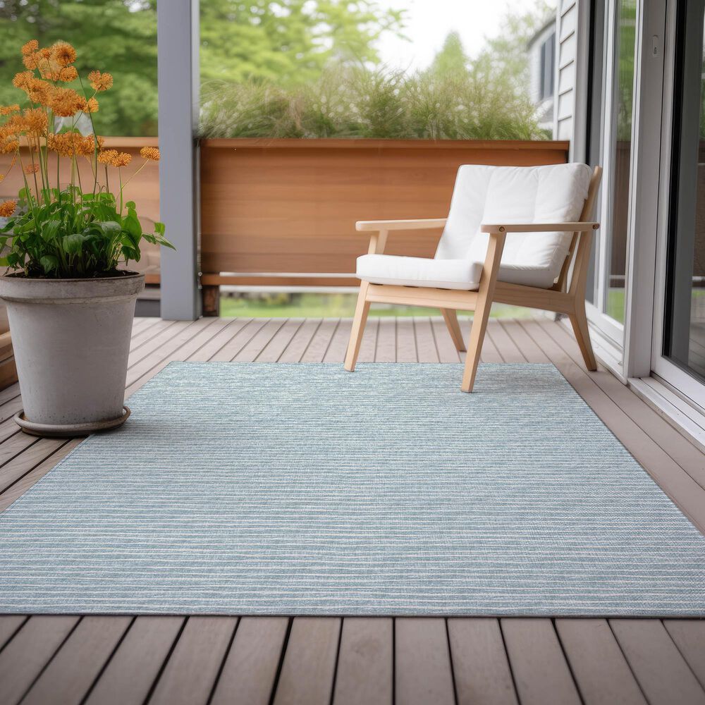 Dalyn Rug Company Laidley 8&#39; x 10&#39; Sky Blue Indoor/Outdoor Area Rug, , large