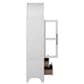 HOMLUX 71" Arched Kitchen Pantry Cabinet in White, , large