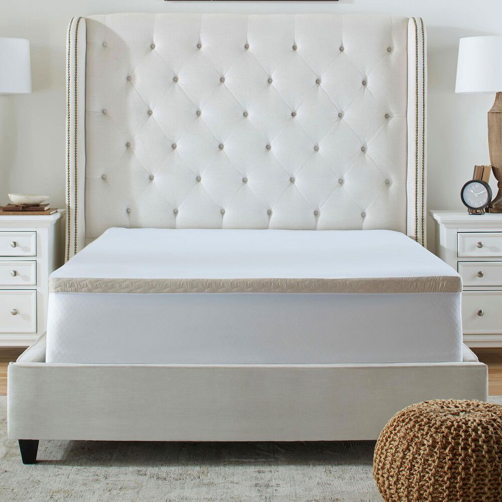 La-Z-Boy 2" Hybrid Bliss Memory Foam Queen Mattress Topper, , large