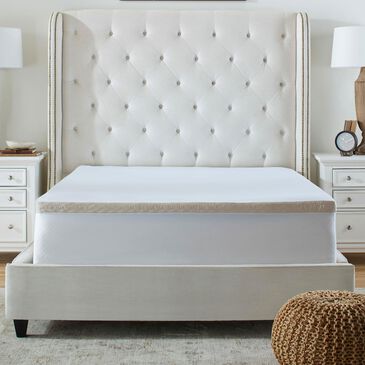 La-Z-Boy 2" Hybrid Bliss Memory Foam Queen Mattress Topper, , large