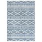 Safavieh Tulum Ivory and Blue 3" x 5" Area Rug, , large