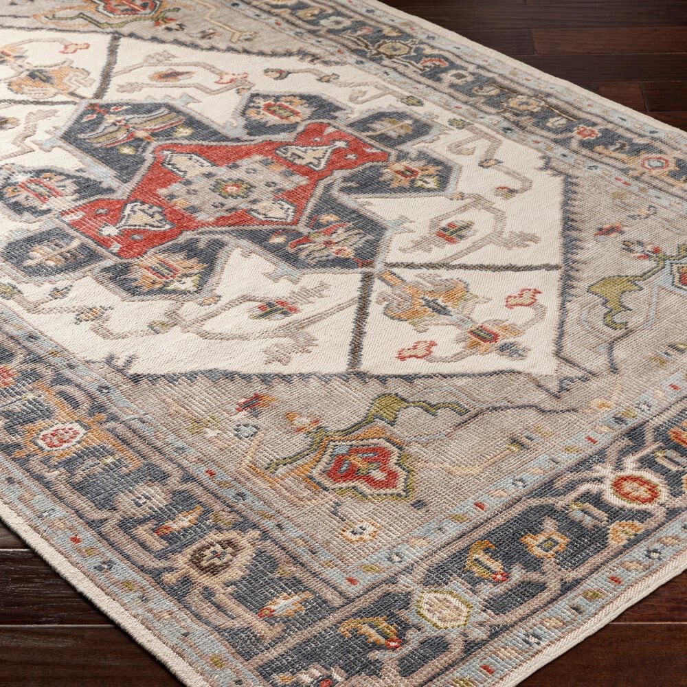 Surya Revere 10&#39; x 14&#39; Gray, Blue, Brown, Red and Cream Area Rug, , large